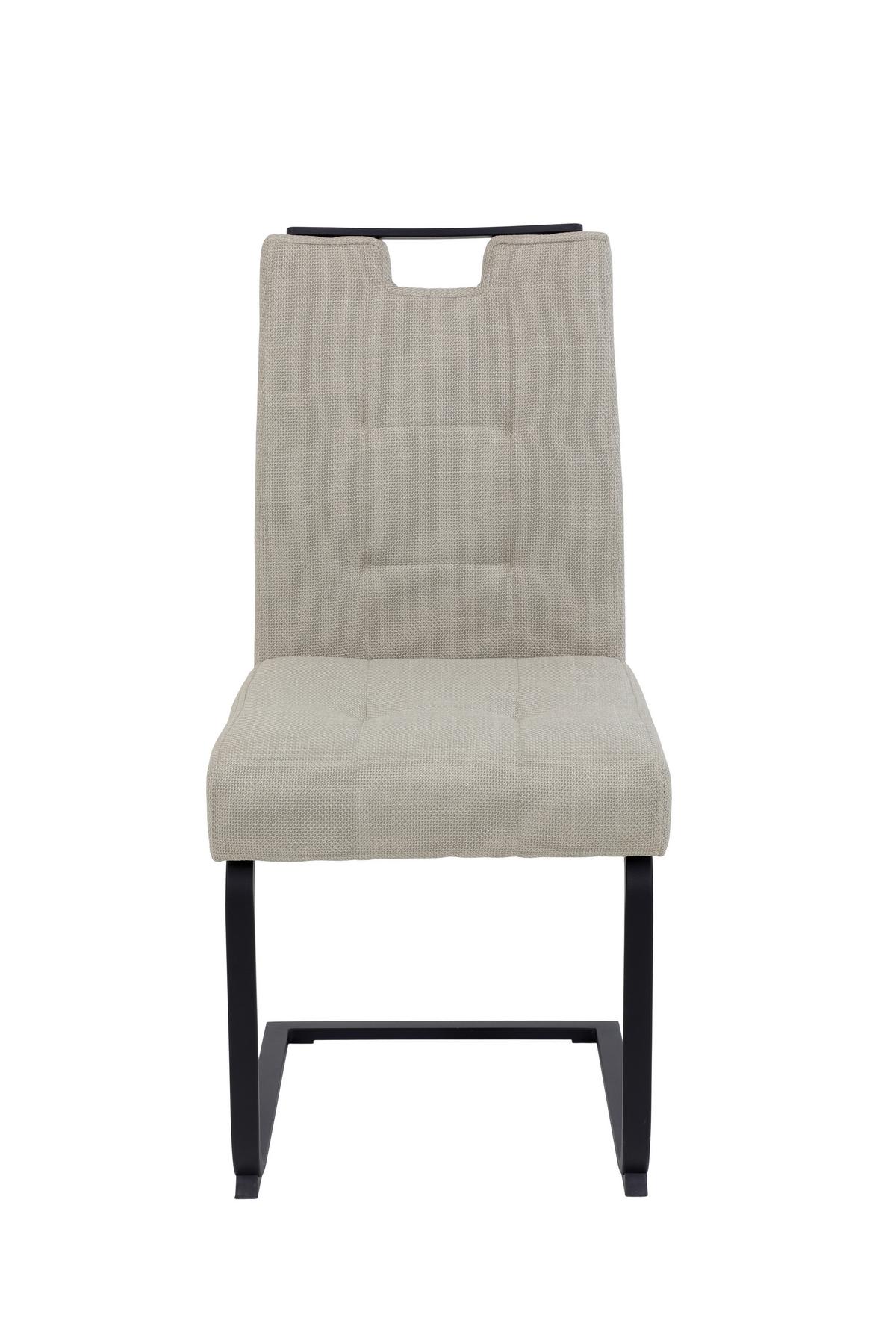 TISCHGRUPPE BEKE G - Eichefarben/Beige, MODERN, Holzwerkstoff/Textil (140 - 180/76/90cm) - MID.YOU