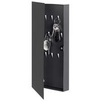 SKRZYNKA NA KLUCZE DUNJA - czarny, Basics, metal (20/40/4cm)