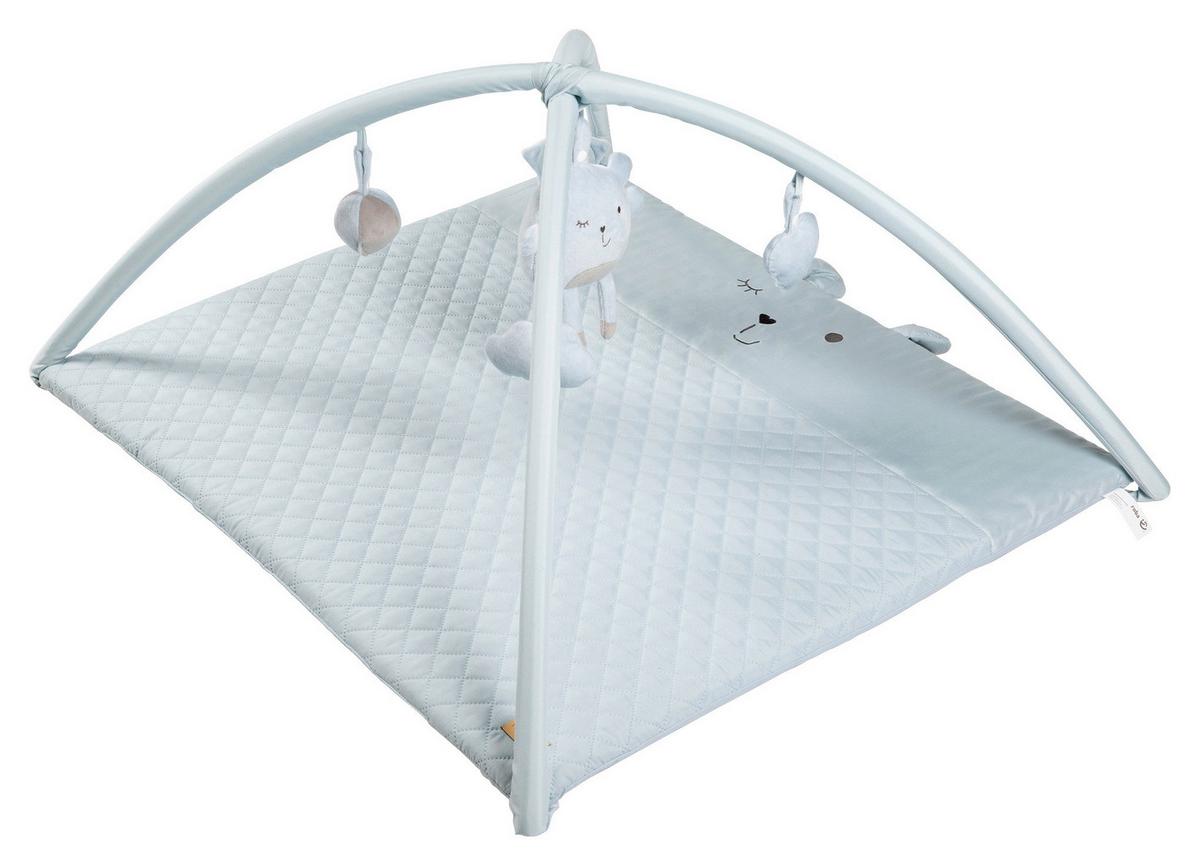 Krabbeldecke Roba Style Hellblau ca. 85x45x75cm - Hellblau, KONVENTIONELL, Textil (85/45/75cm) - Roba