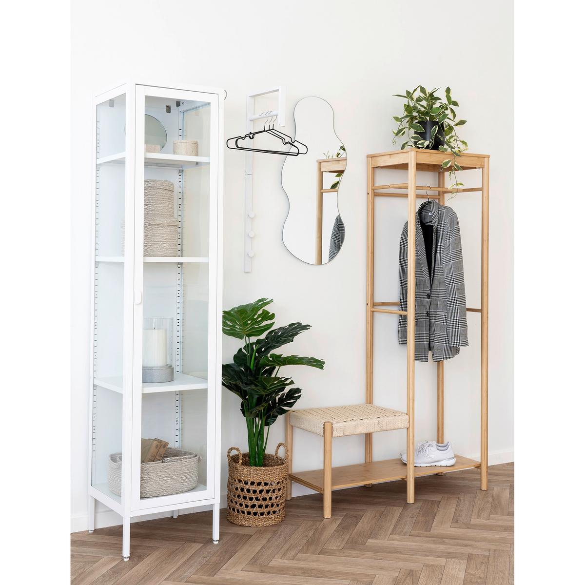 Garderobenpaneel Trento Clothes Rack Weiß - Weiß, Design, Metall (3/82/30cm)