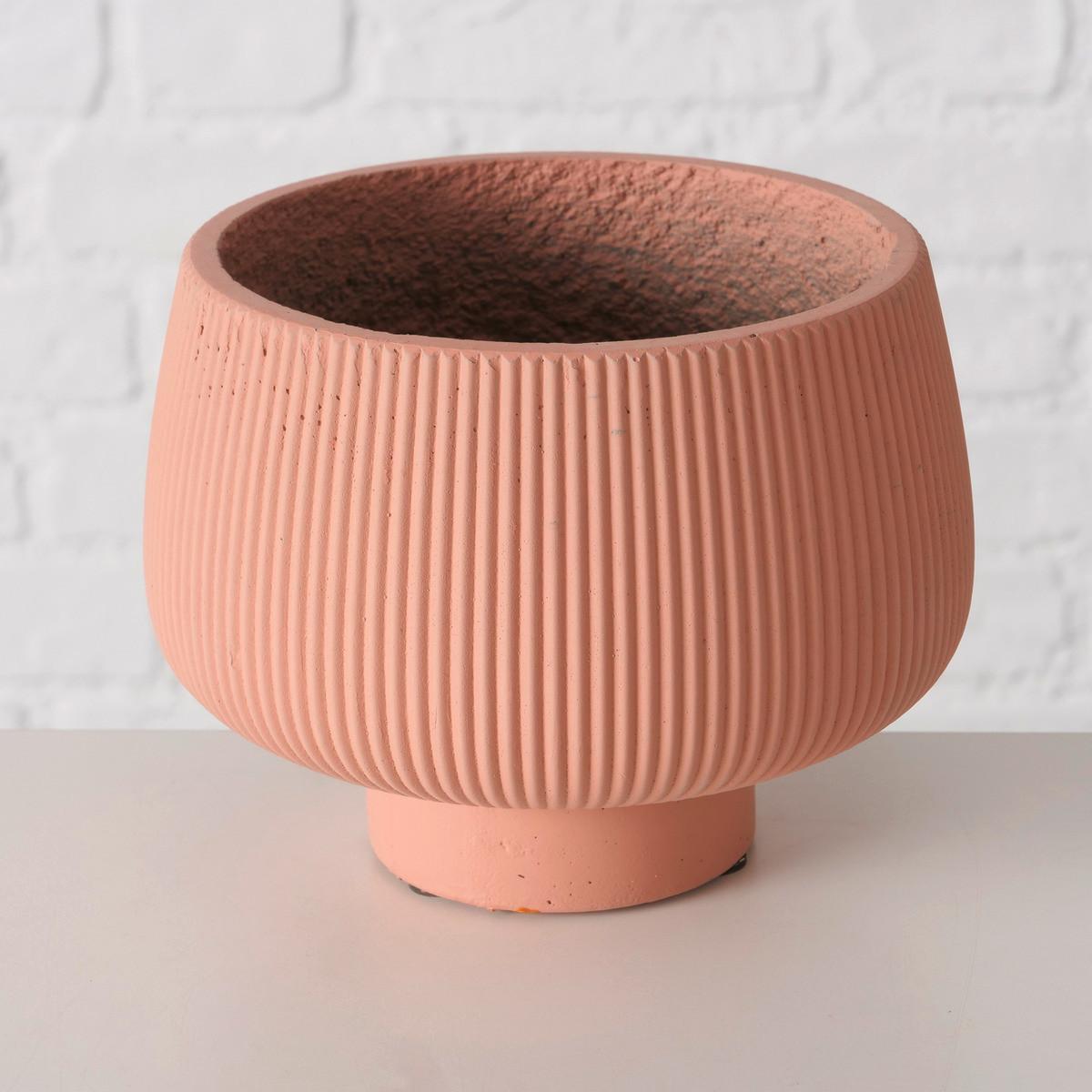 Kaspó Doryn I - rózsaszín, Modern, kő (15/12cm) - Modern Living