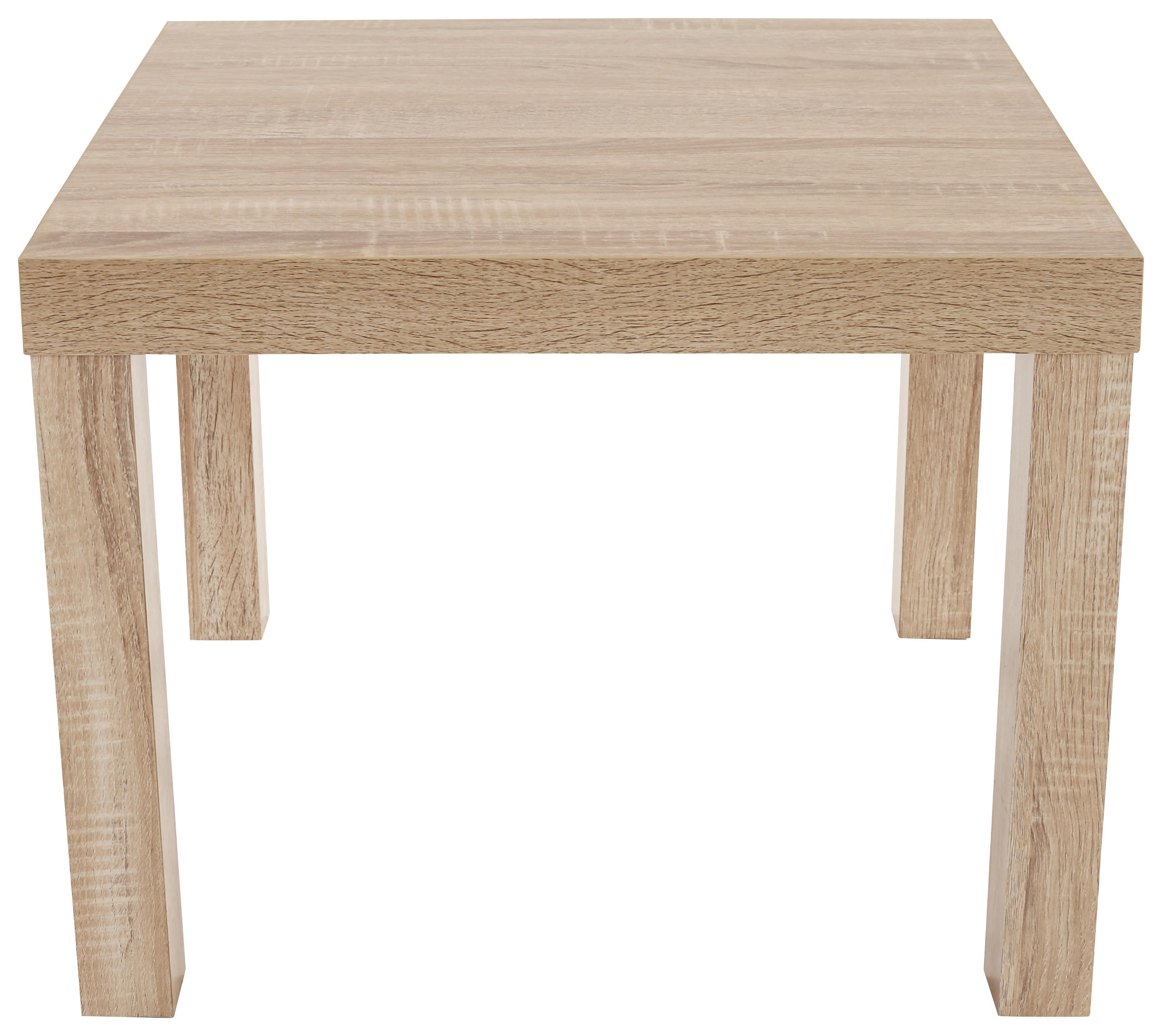 Klubska Mizica Nora, Barva Hrasta - hrast sonoma, Moderno, leseni material (55/42/55cm)