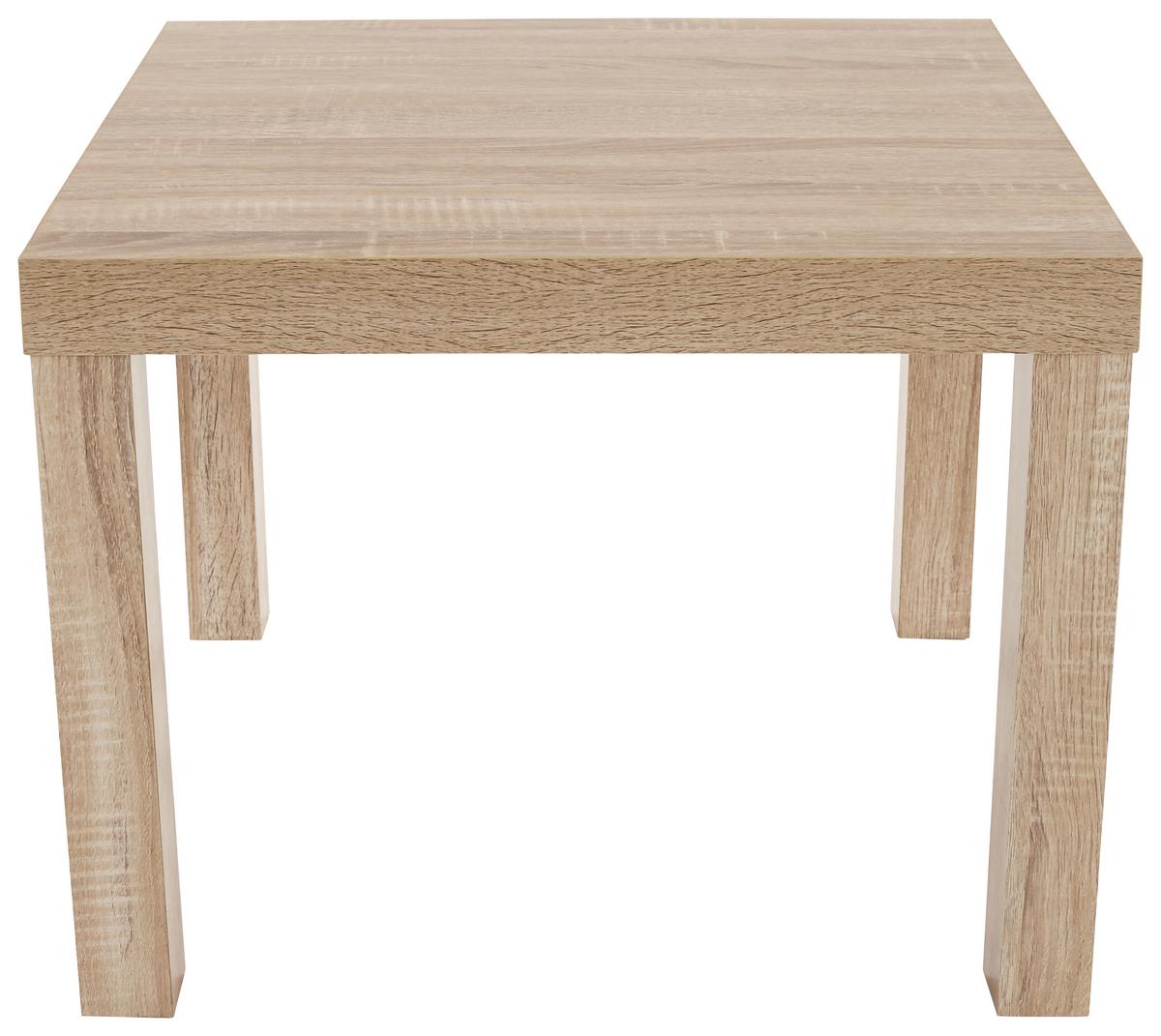 Klubska Mizica Nora, Barva Hrasta - hrast sonoma, Moderno, leseni material (55/42/55cm) - Mömax