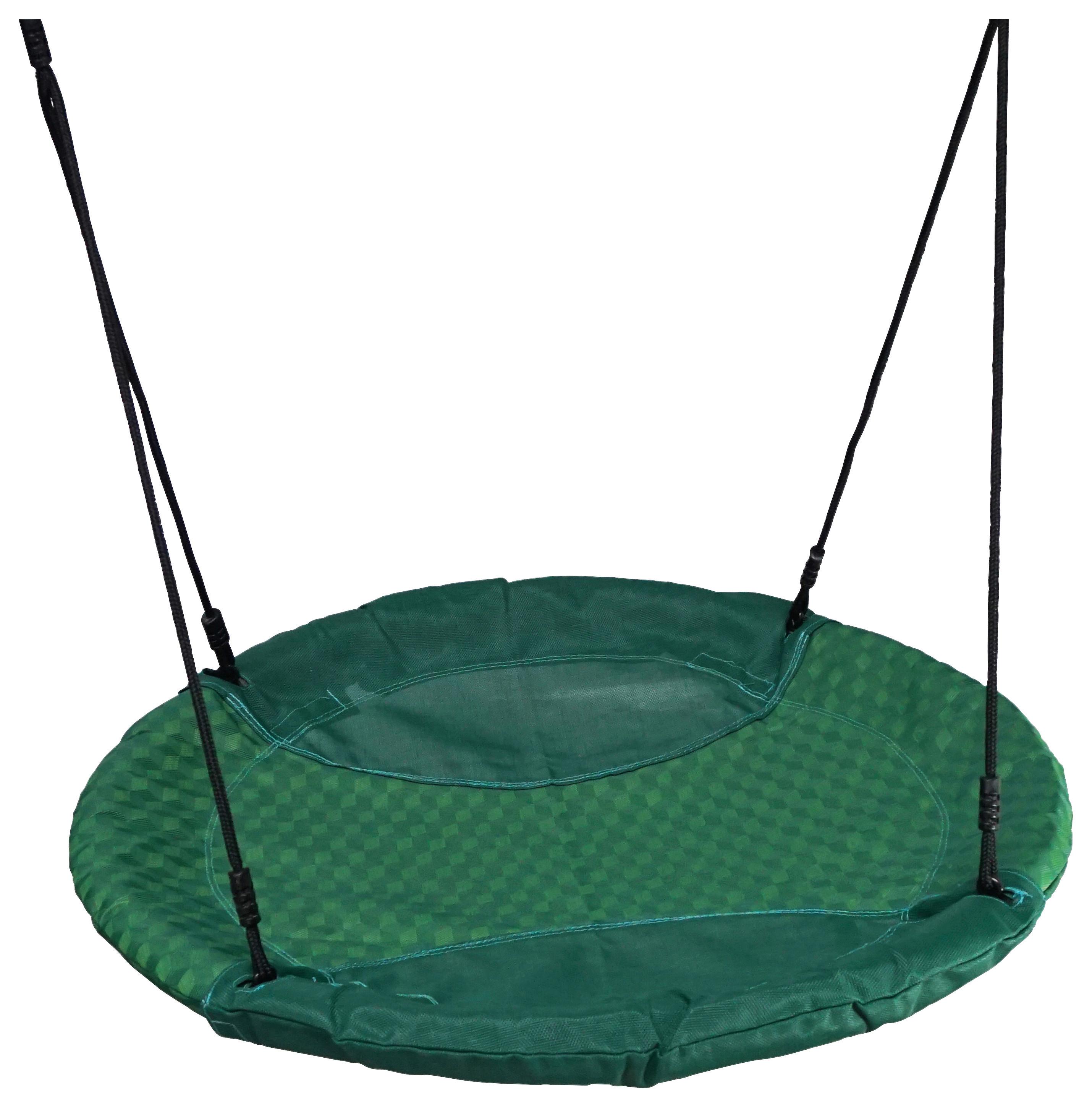 Nestschaukel Grün - Grün, KONVENTIONELL, Kunststoff/Metall (100/6/100cm) - Ambia Garden