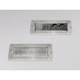 Steckdosenelement Flip - Edelstahlfarben (24,5/9,4/11,2cm) - Sedia Steckdosenelement Flip - Edelstahlfarben (24,5/9,4/11,2cm) - Sedia