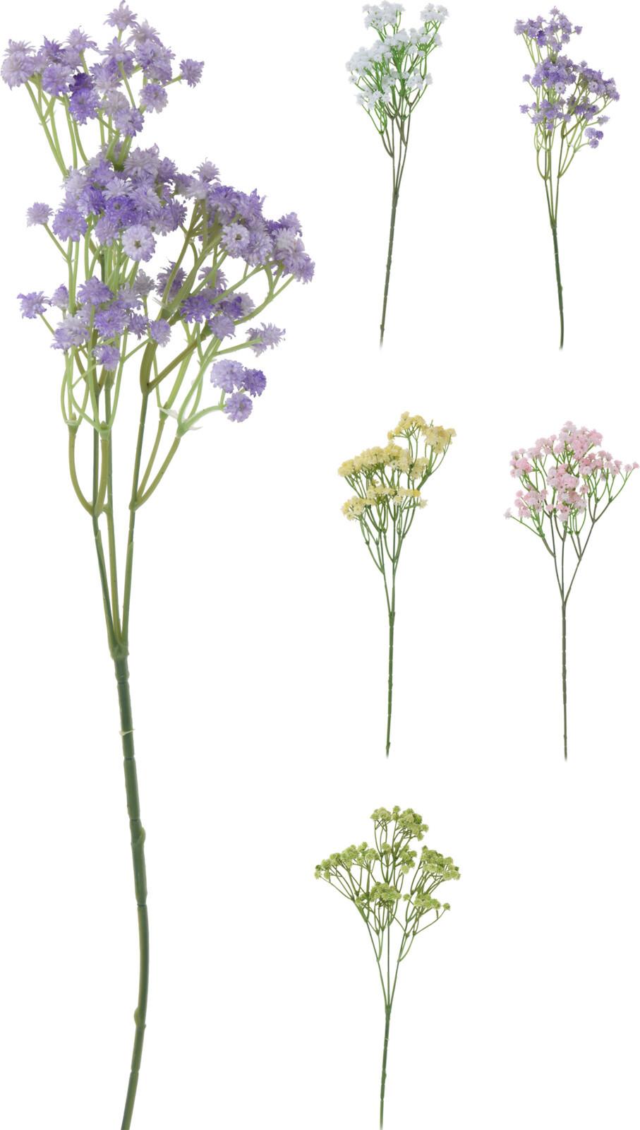 Grana Dekorativna Gypsophilia, V:61cm - Moderno, plastika (61cm)