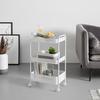 RULLVAGN ANCONA -EXKLUSIV- -SB- - vit, Modern, metall/plast (52/72/28cm) - Mömax