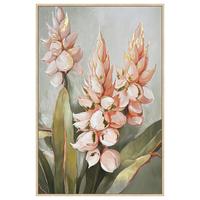 Keilrahmenbild Lotta Grün/Natur/Rosa ca. 60x90cm - Goldfarben/Naturfarben, MODERN, Holzwerkstoff/Kunststoff (60/90cm) - Mömax