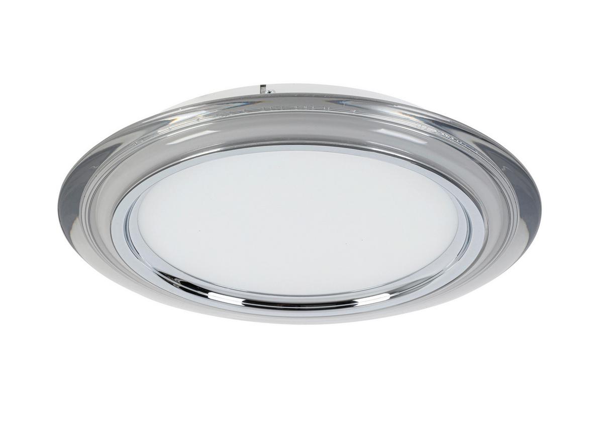 LAMPA SUFITOWA LED MACON *SBN* - biały/przezroczysty, Design, tworzywo sztuczne/metal (45/6cm) - Novel