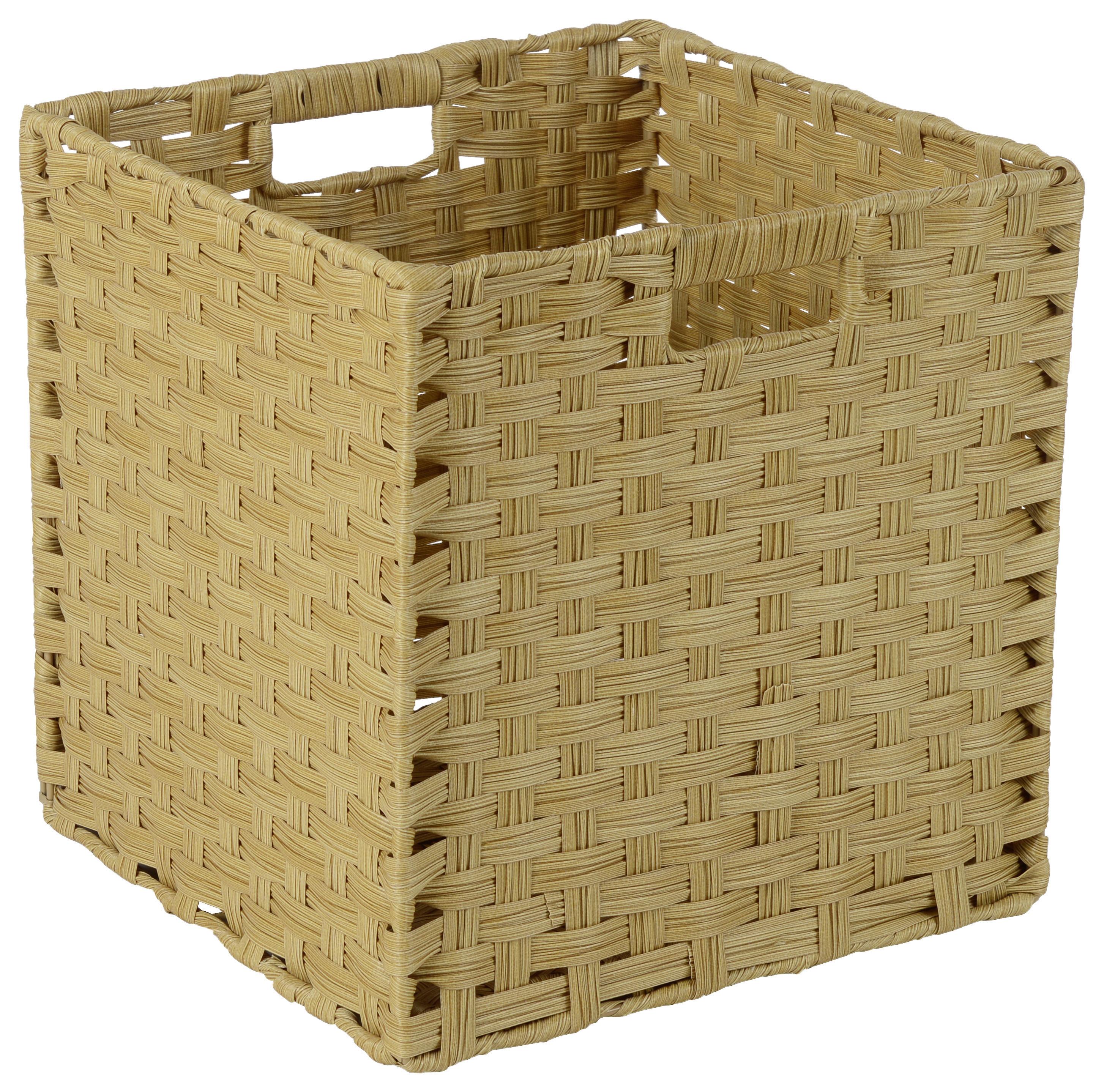 Coș Kuba - nisipiu, plastic/metal (33/33/32cm) - Mömax