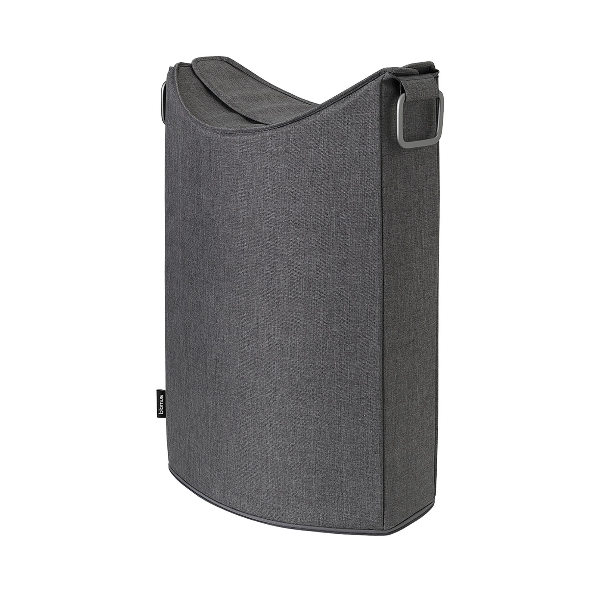 KOSZ NA BIELIZNĘ 69255 - antracytowy, Design, metal/tkanina (45/67/28cm) - Blomus