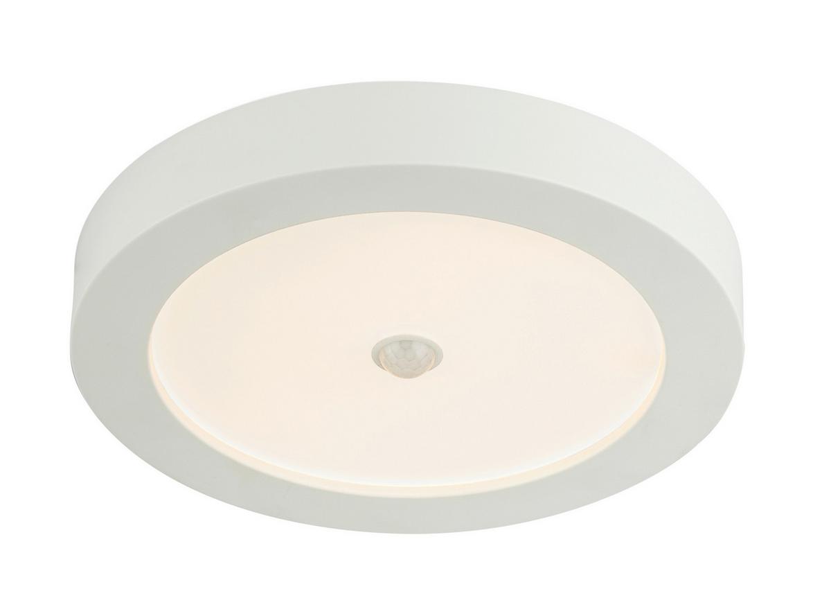 LED-Deckenleuchte Paula max. 18 Watt - Opal/Weiß, MODERN, Kunststoff (22,6/3,5cm)