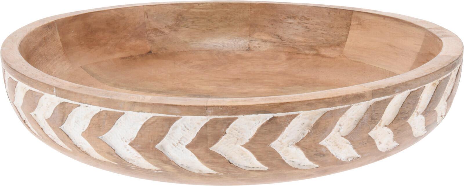 PATERA DEKORACYJNA A65005430 - brązowy, Basics, drewno (29.5/29.5/7cm)