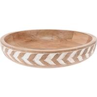 PATERA DEKORACYJNA A65005430 - brązowy, Basics, drewno (29.5/29.5/7cm)