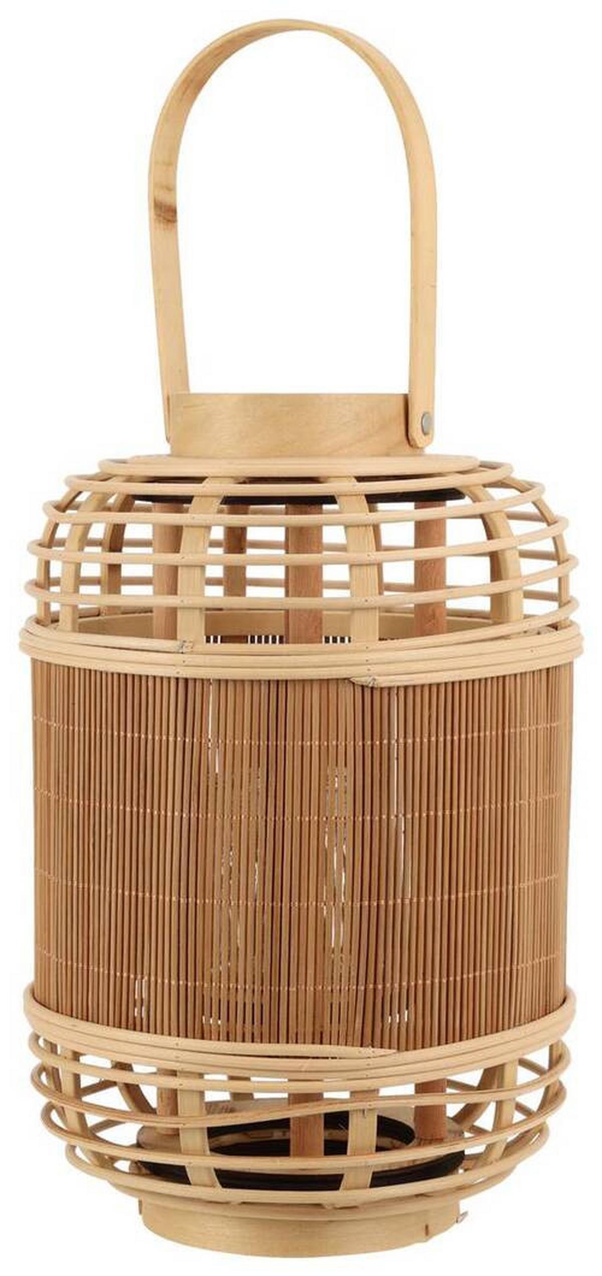 Lámpás Bamboo - natúr, Basics, fa (21/33cm) - Modern Living