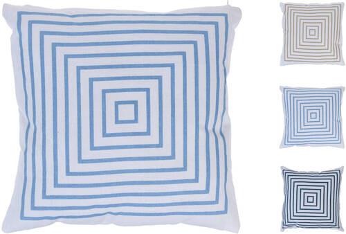Díszpárna Csíkos - textil (45/45cm)