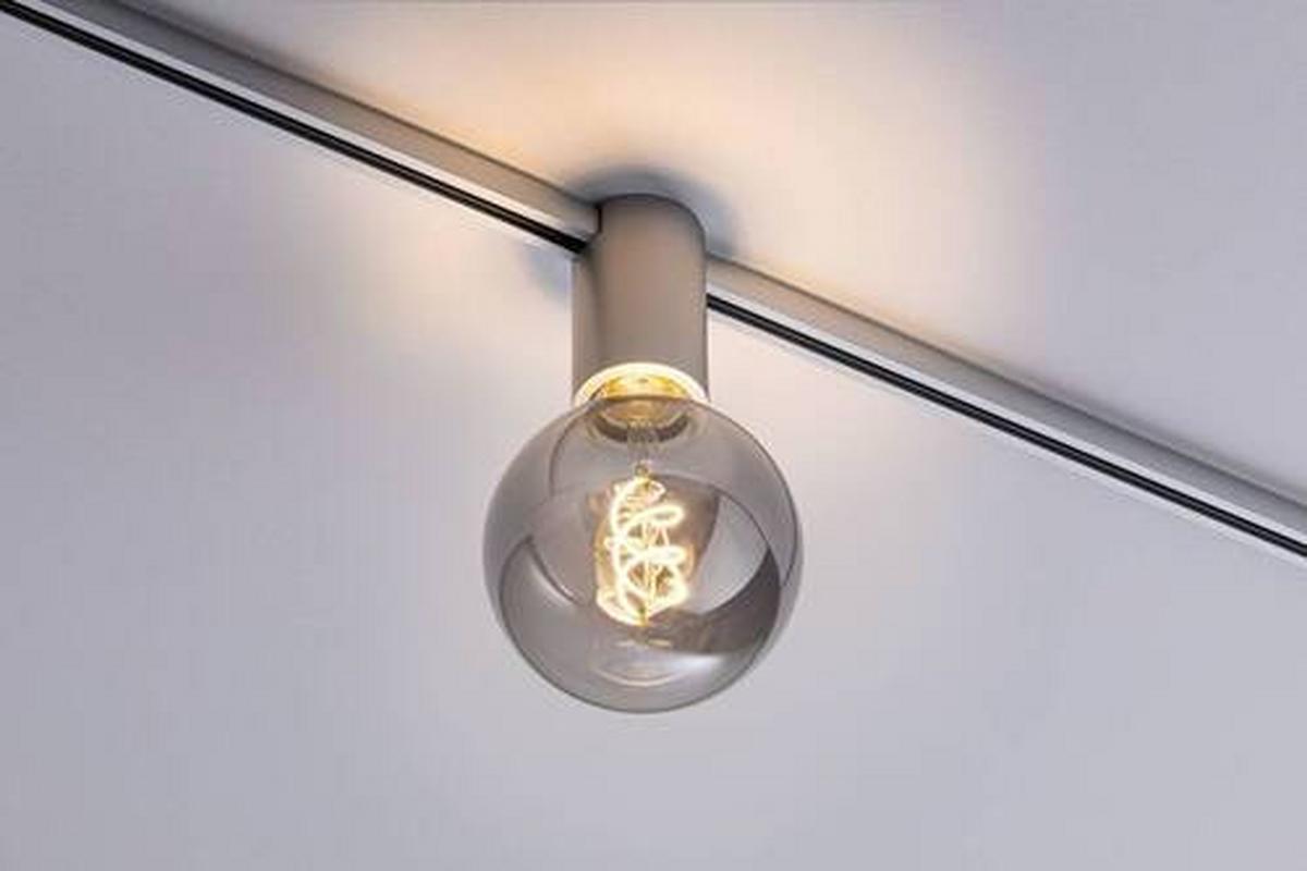 Schienensystem-Hängeleuchte Ceiling Socket max. 20 Watt - Chromfarben, Basics, Metall (5,5/9,6cm) - Paulmann