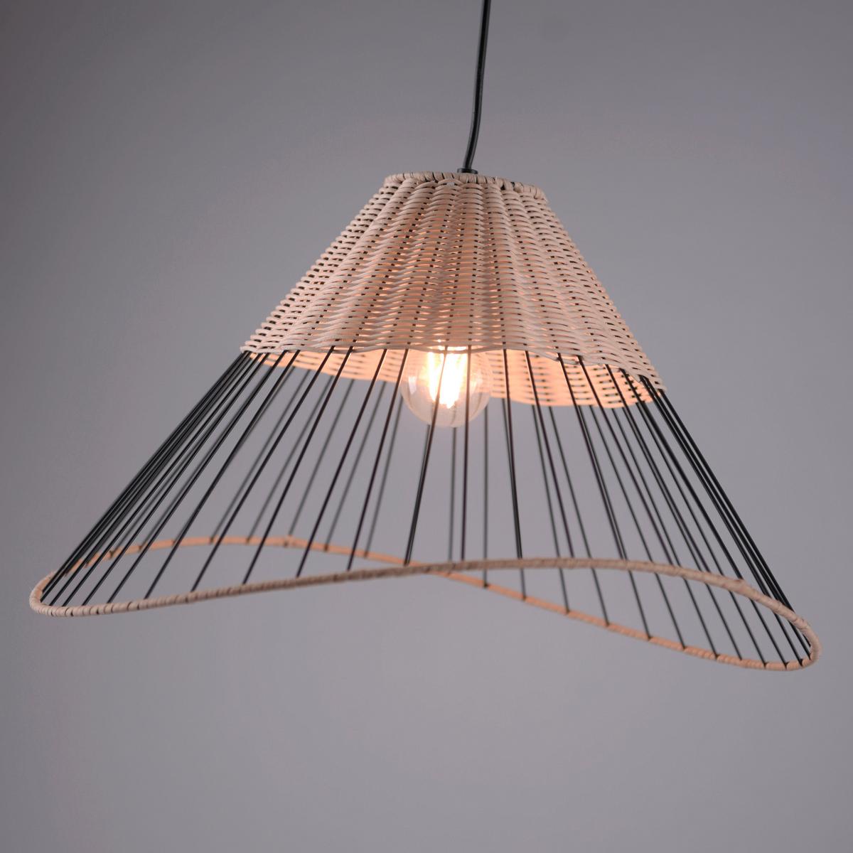 Hängeleuchte Reed in Metallfarben max. 60 Watt - MODERN, Kunststoff/Metall (48/48/120cm)