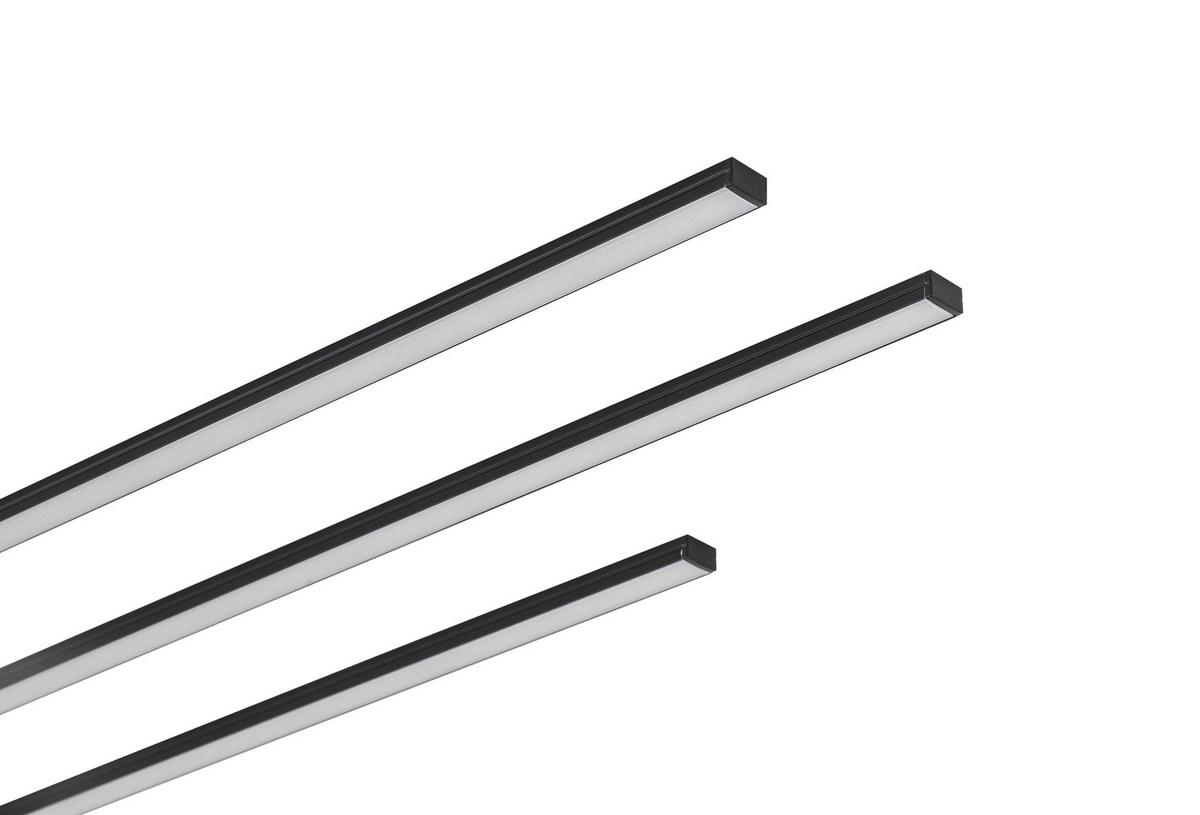 Led Panel Numik 22w - crna, Moderno, plastika (50/75/1,3/0,7cm) - Mömax