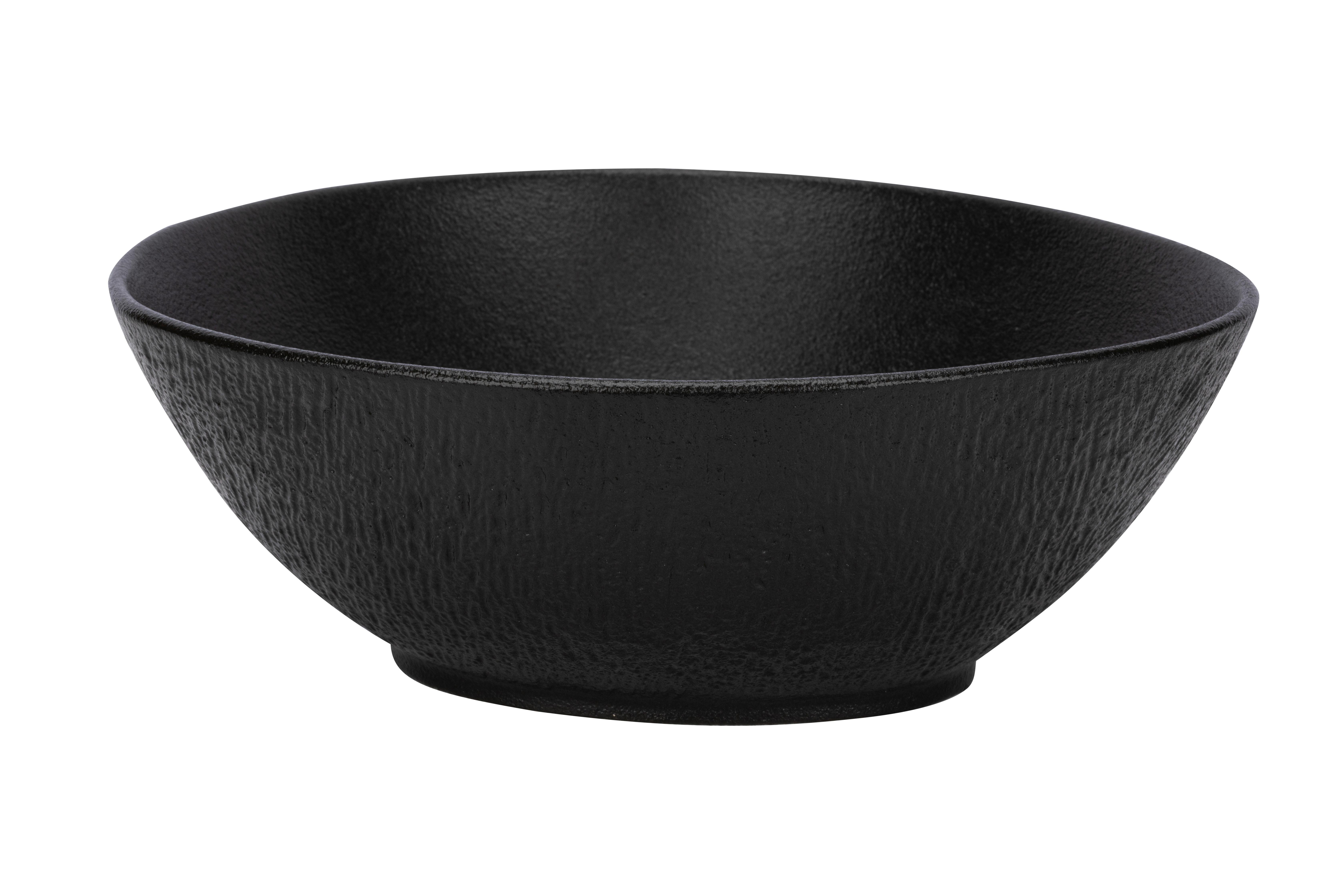 Müslischale Haruki in Schwarz - Schwarz, Modern, Keramik (19/17,1/6,8cm) - Mömax