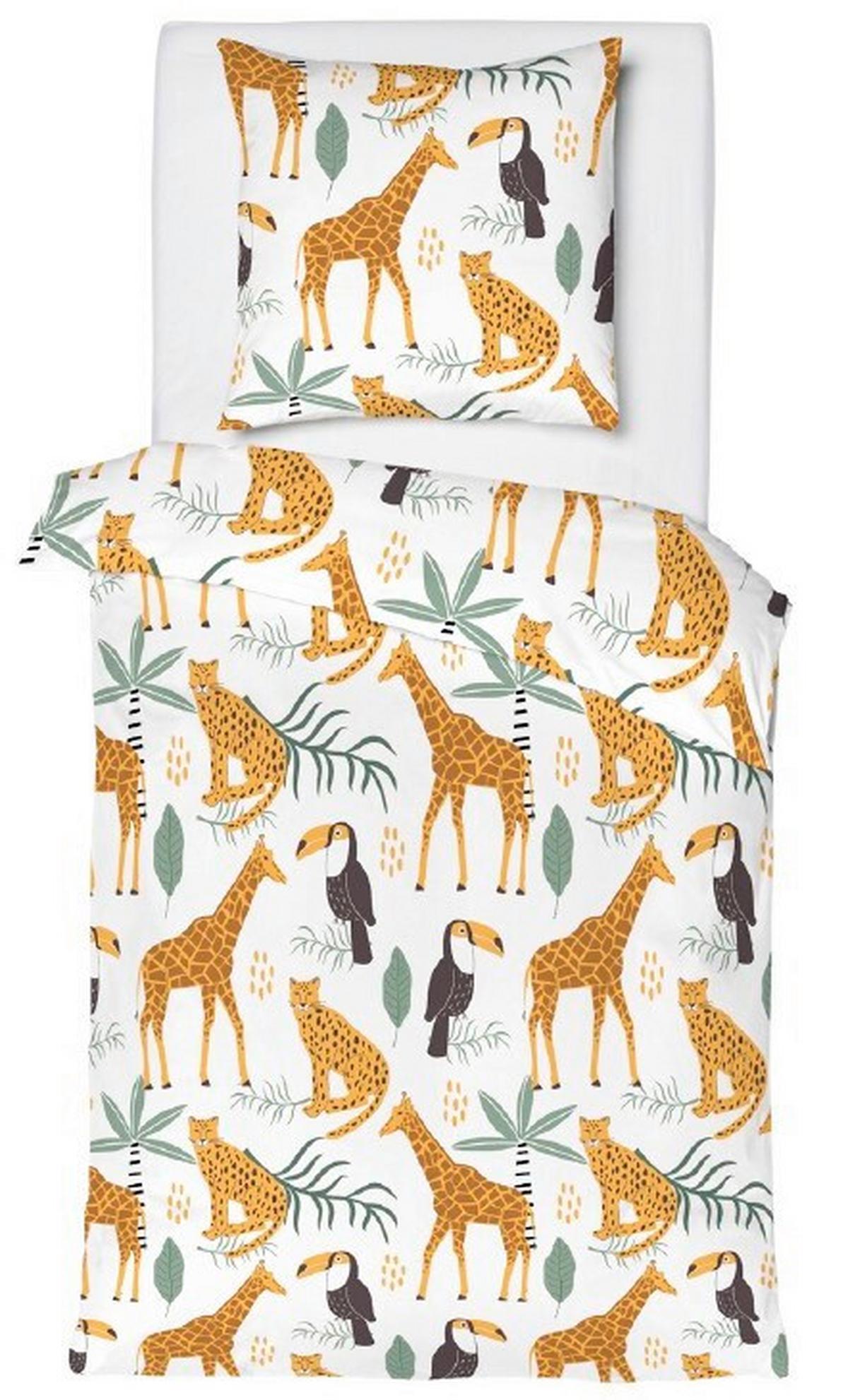 Gyerek Paplan-párnahuzat Szett Tierwelt - többszínű, textil (140/200cm) - Mömax