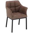 Stuhl in Schwarz/hellbraun - Hellbraun/Schwarz, MODERN, Holz/Textil (63/85/57cm) - MÖMAX modern living