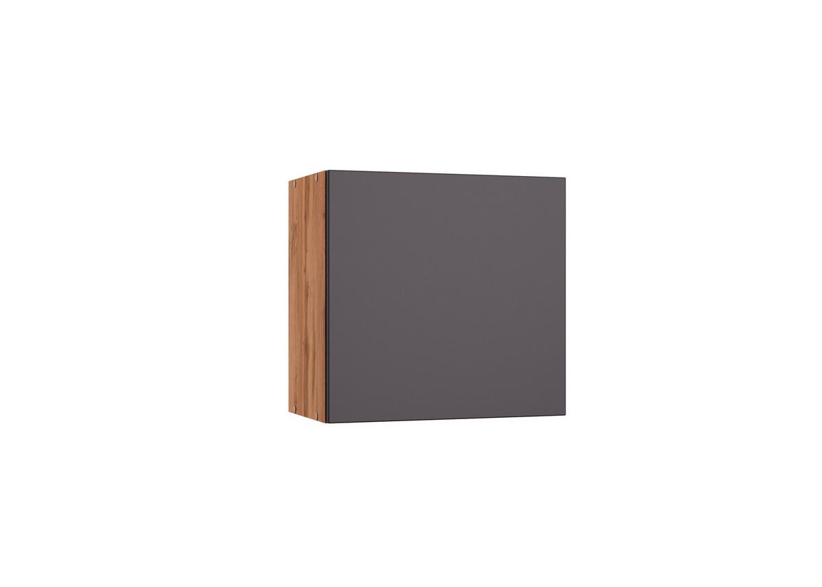 Küchenoberschrank Turin ca. 60x57 cm Grau/Eiche - Eiche Wotan/Grau, Design (60/57/34cm) - Held
