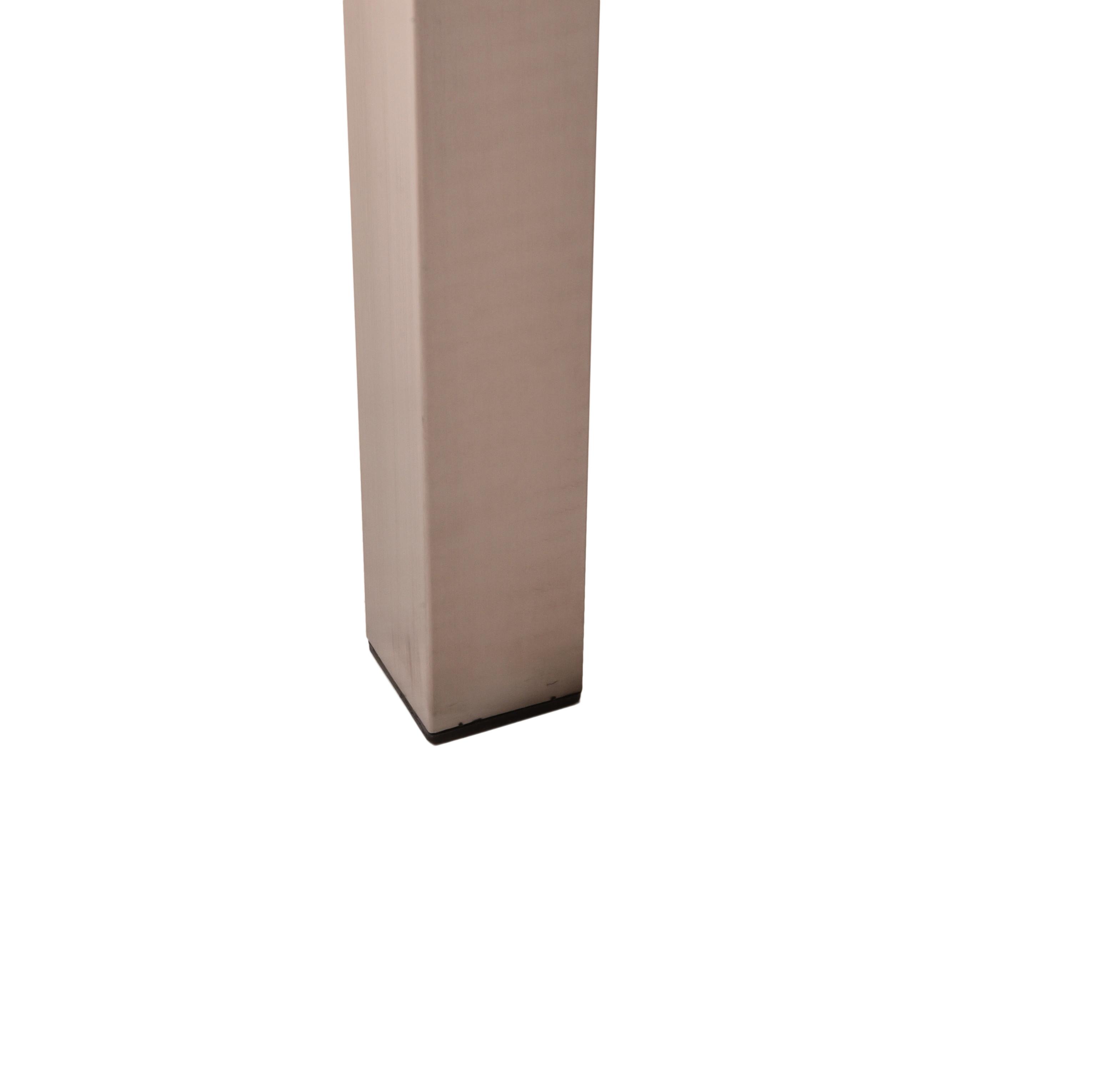 Sitzbank Teakholz Dallas L: 180 cm - Silberfarben/Teakfarben, Basics, Holz/Metall (180/38/45cm) - Gardenson