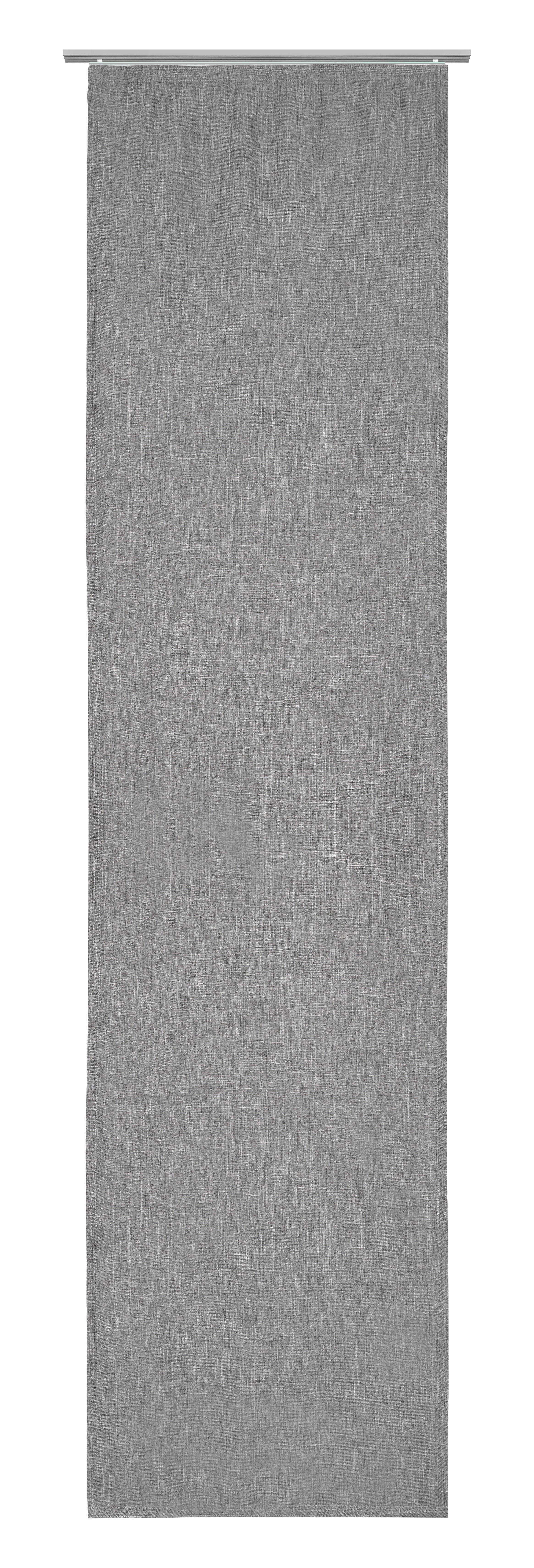 Flächenvorhang Leon in Grau ca.60x245cm - Grau, KONVENTIONELL, Textil (60/245cm) - Mömax modern living