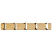 Zidna Vješalica Köln - boje hrasta/boje oplemenjenog čelika, Moderno, drvni materijal/metal (55/7/6cm) - Modern Living