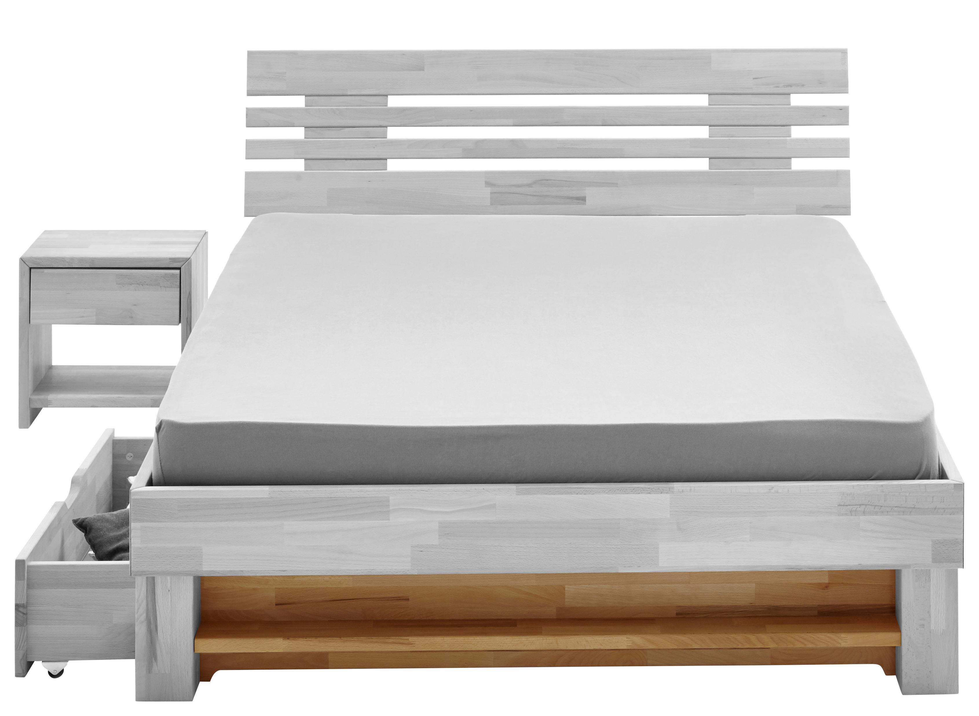 Raft pentru pat Elisabeth - duramen de fag, Konventionell, lemn (90/21/10cm)