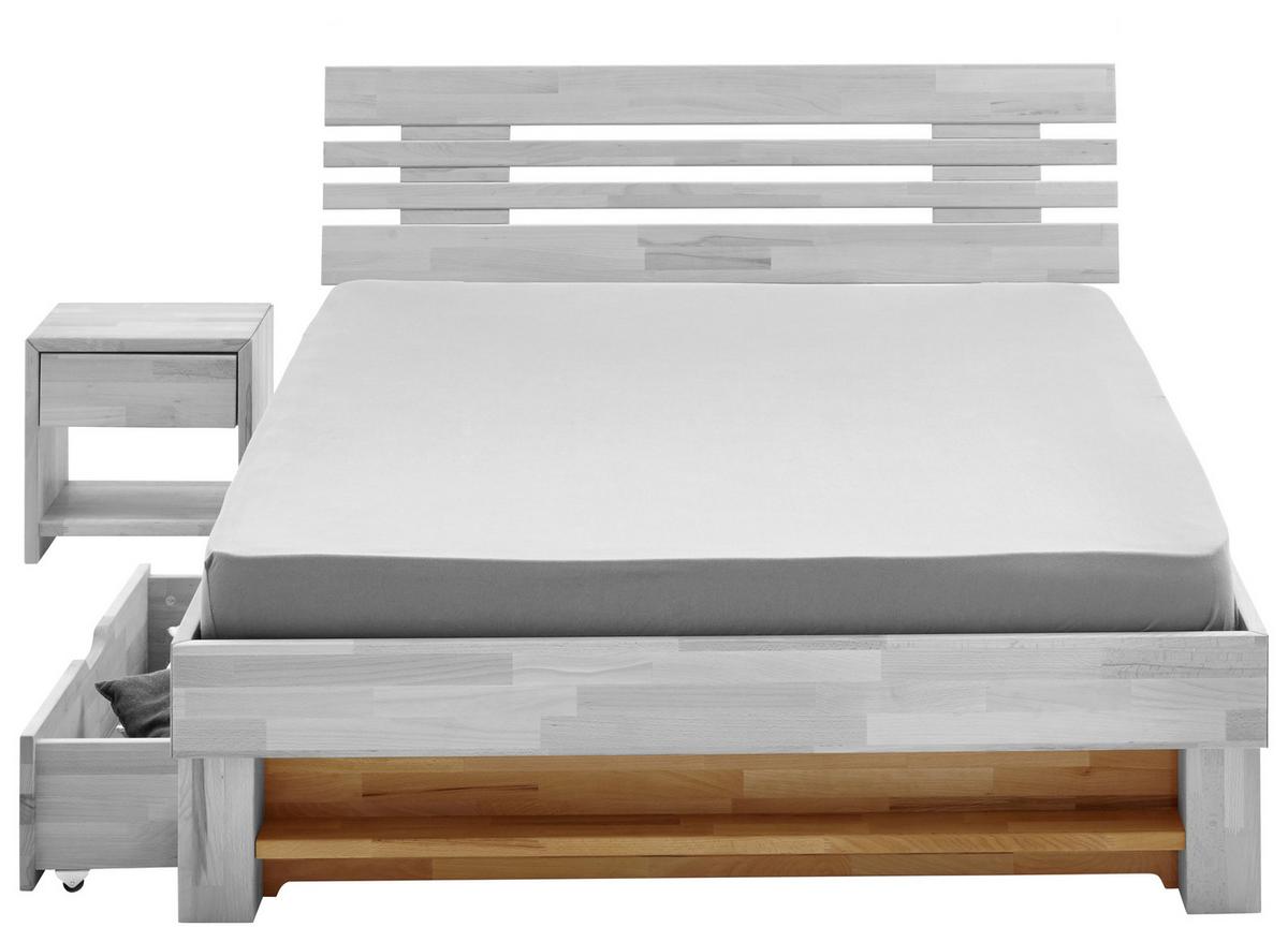 Raft pentru pat Elisabeth - duramen de fag, Konventionell, lemn (90/21/10cm)