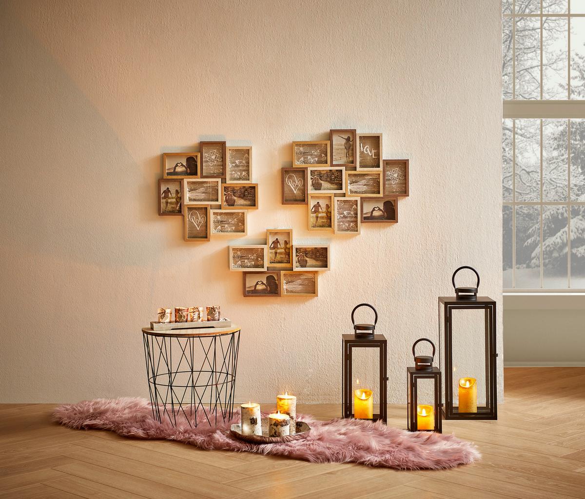 STOLIK BOCZNY 919281 - kolor naturalny/czarny, Design, materiał drewnopochodny/metal (40/40/41cm) - Ambia Home