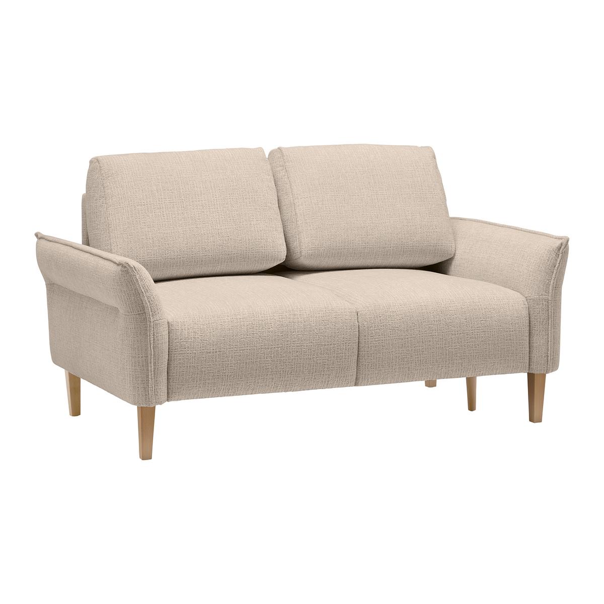 CANAPEA CU 2 LOCURI CUSTOM - bej/crem, Modern, textil (150/85/92cm) - Mömax