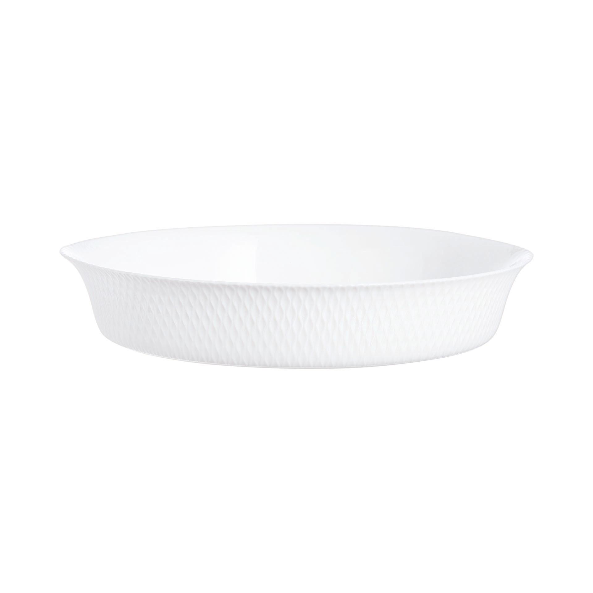 Sütőtál Delphine - fehér, Konventionell, Üveg (28/5cm)