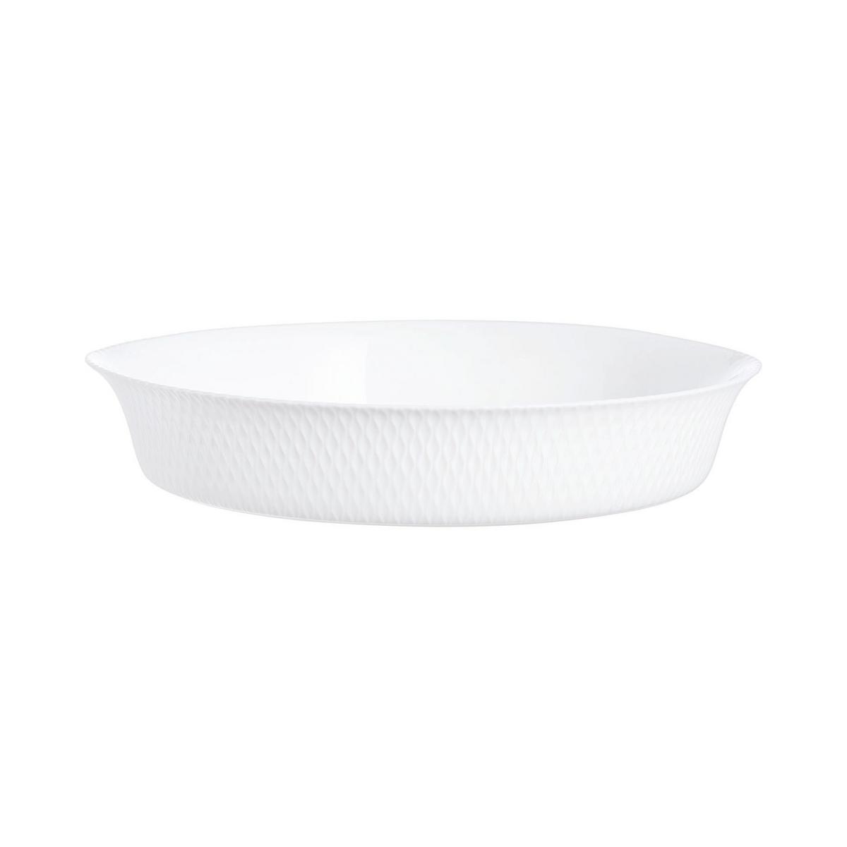 Sütőtál Delphine - fehér, Konventionell, Üveg (28/5cm)