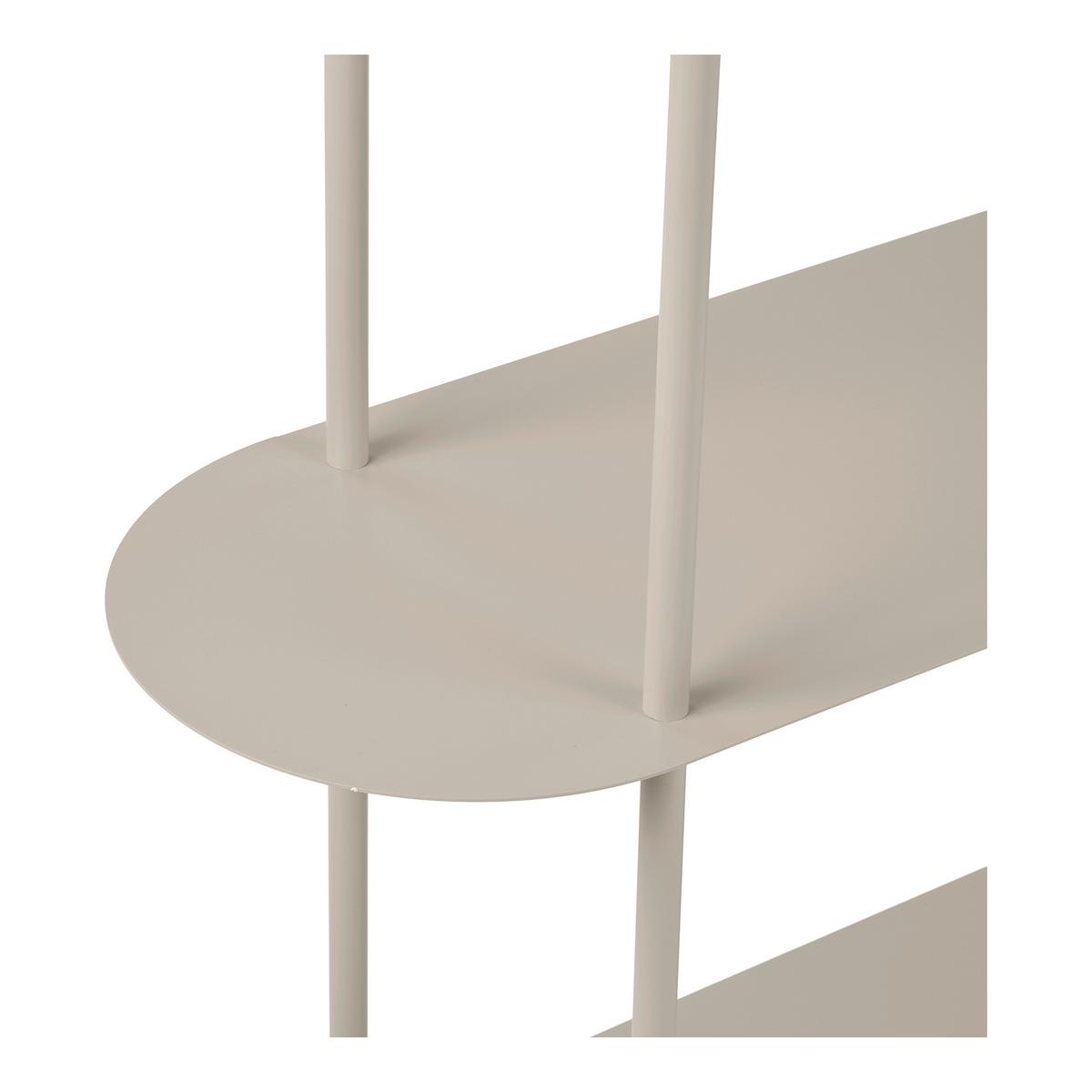 Regal Rieti Greige - Greige, Design, Metall (118/139/31cm) - MID.YOU