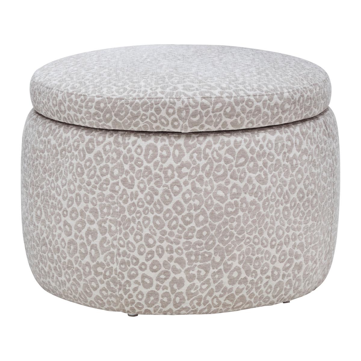 Hocker Baca Beige mit Stauraum - Beige, LIFESTYLE, Holz/Textil (60/60/41cm) - Mömax