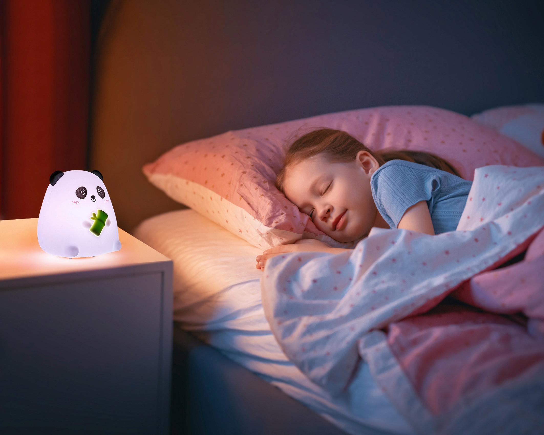 LED-DEKORATIONSLAMPA PANDI - vit, Modern, plast (8,3/8,3/8,7cm) - Mömax