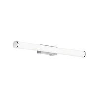 LED-Wandleuchte Mattimo in Weiß/Chrom max. 6,5 Watt - Chromfarben/Weiß, Basics, Kunststoff/Metall (60/5,5cm) - Trio Leuchten