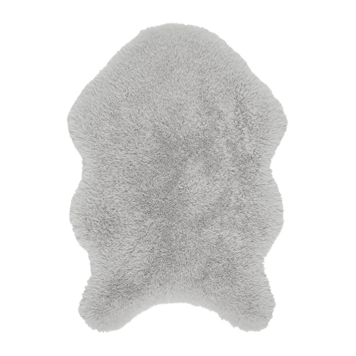Műszőrme Emil 60/90 - bézs/fehér, Konventionell, szőrme (60/90cm) - Mömax