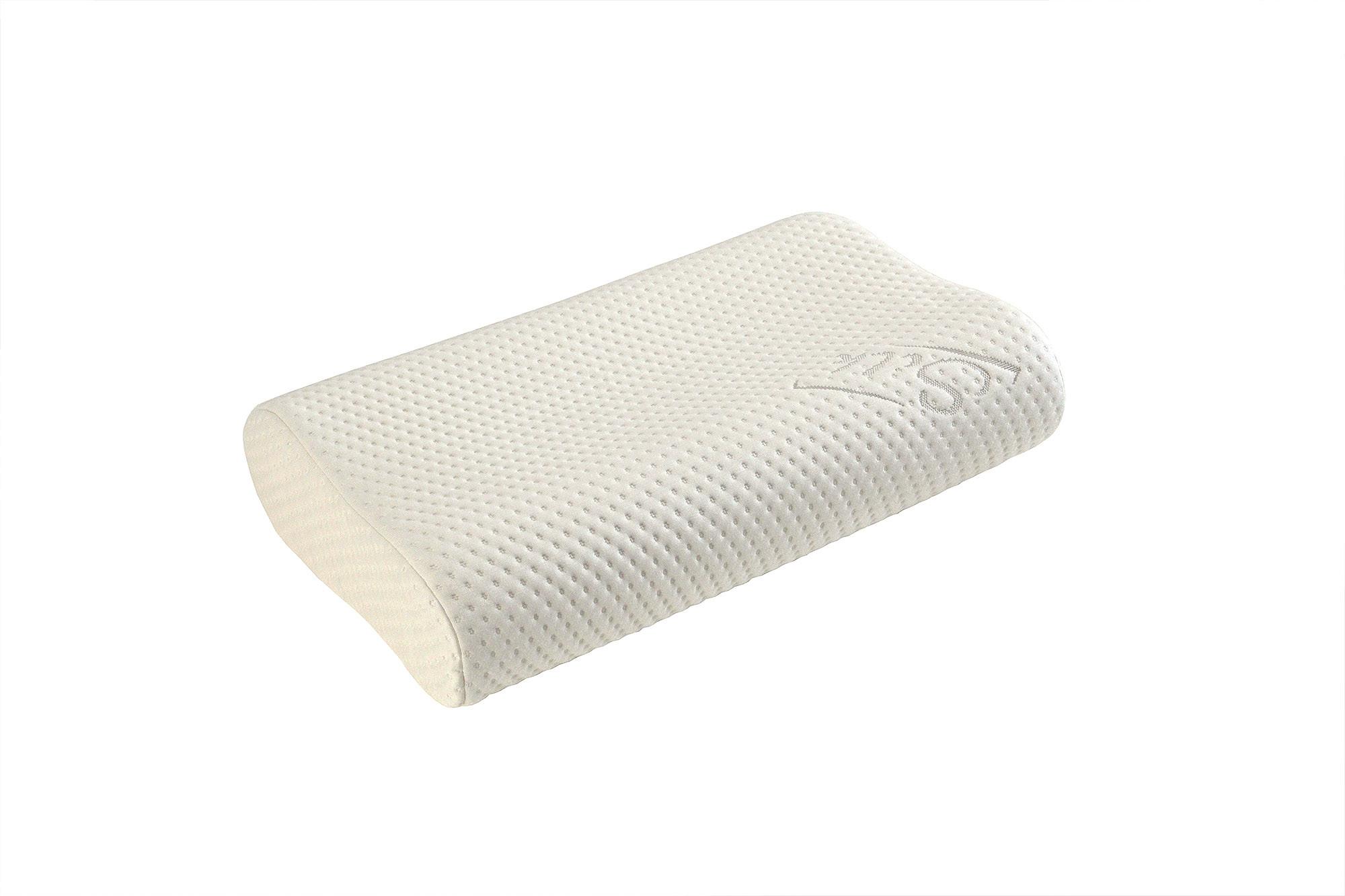 Vzglavnik Za Vrat Vitalux Ergo Spominska Pena, Tkanina - bela, tekstil (53/33/13cm) - Hespo