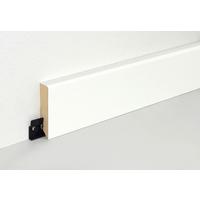 Zaključna Letev Deco, Bela - bela, Basics, leseni material (240/7/1.6cm)