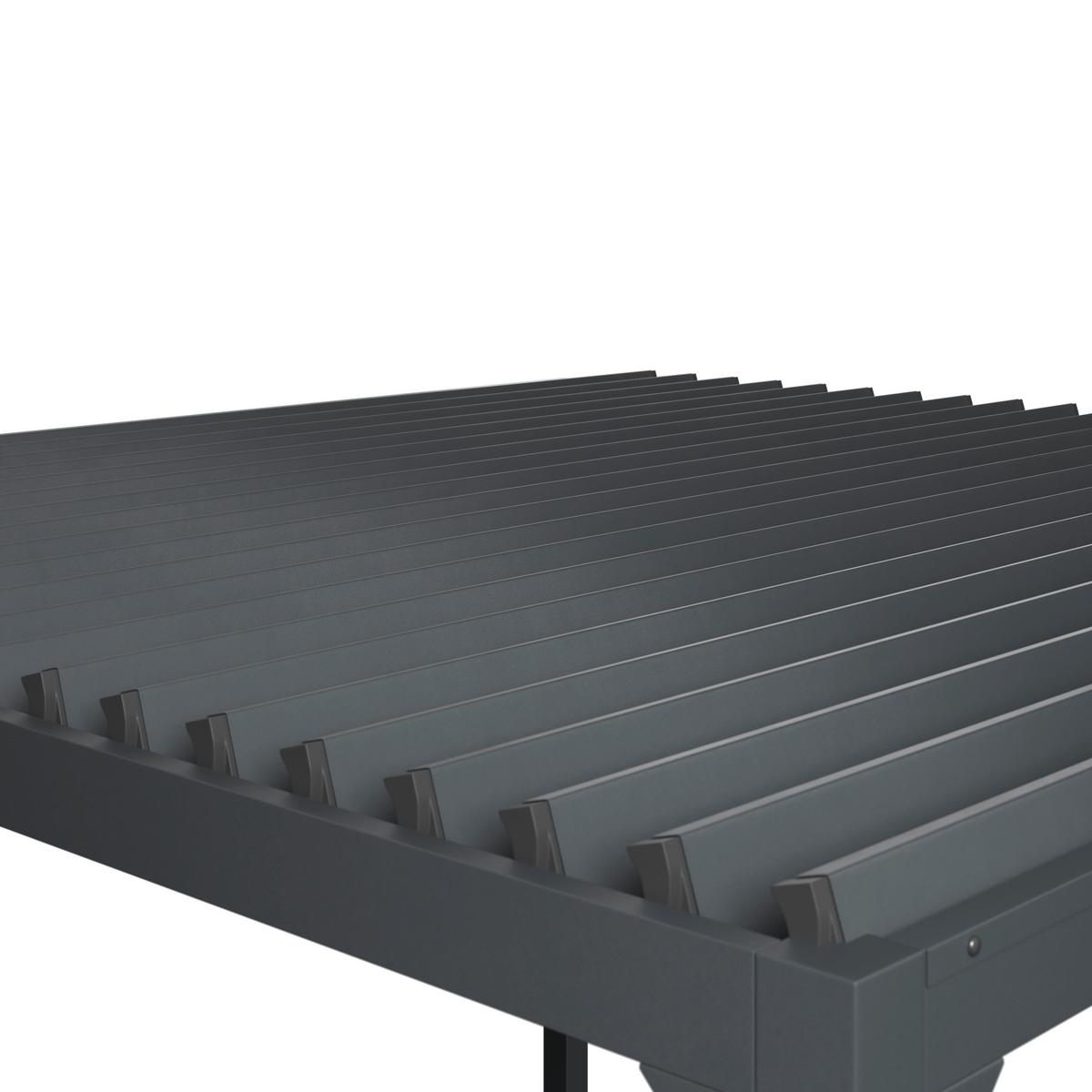 Pavilon Sunny - antracit, Modern, fém (300/300/277cm) - Mömax