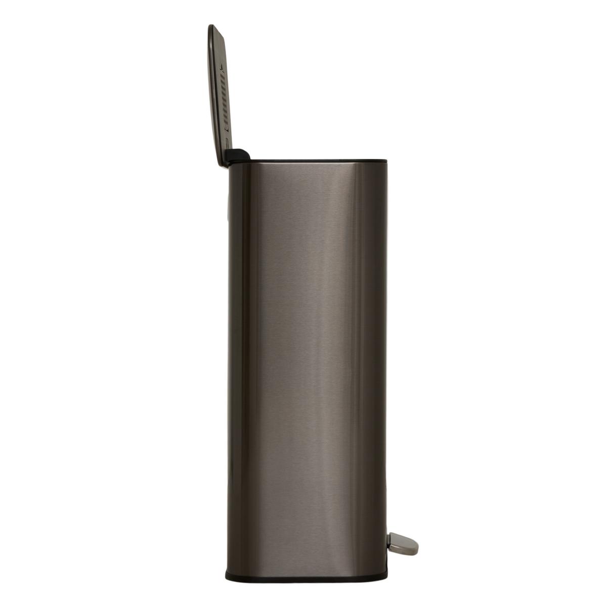 Kanta Za Smeće Delta - siva, Osnovno, metal (36,2/28,8/63cm)