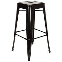 Barski Stol Vantaggio High, Črna - črna, Basics, kovina (44/77/44cm) - MID.YOU