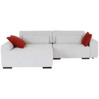 Kutna Garnitura Chance - bež/crvena, Moderno, drvni materijal/tekstil (201/301cm) - Modern Living