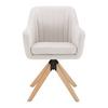 ARMLEHNSTUHL LUCITA - Beige/Naturfarben, MODERN, Holz/Textil (58/87/60cm) - Bessagi Home