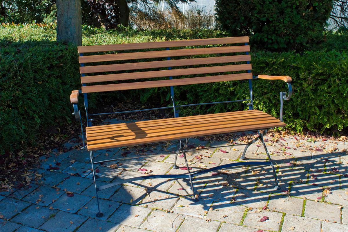Vrtna Garnitura Lindau, Akacija - antracit/barve akacije, Basics, kovina/les (120/75/80cm) - Gardenson