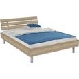 Futonska Postelja Belia - aluminij/hrast, Konvencionalno, kovina/les (140/200cm) - Mömax modern living Futonska Postelja Belia - aluminij/hrast, Konvencionalno, kovina/les (140/200cm) - Mömax modern living